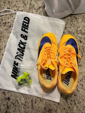 Nike Orange & Blue Sprint Track Spikes